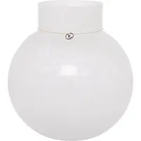 ERNST lasimaljakko pyöreä valkoinen K 25 cm Ø 24 cm