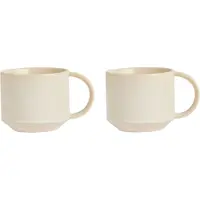 Oyoy Living Design Yuka Cup - Pack Of 2 - Beige - ONE SIZE x 11