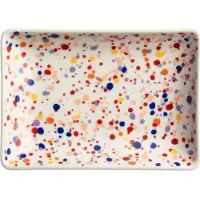 Iittala OTC Helle A6 lautanen, 10 x 15 cm, sininen - ruskea