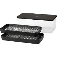 Rig-Tig GRATE-IT raastinrauta säiliöllä Black