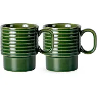 Sagaform Coffee & More kahvimuki 2 kpl Vihreä