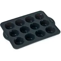 Blomsterberg Muffinssivuoka silikonia 12 kpl Harmaa