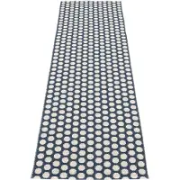 Pappelina Noa matto 70 cm x 250 cm, dark blue/vanilla