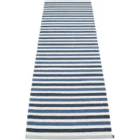Pappelina Teo matto 70x240vcm Denim/Dark Blue/Vanilla