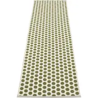 Pappelina , Noa matto 70x250 cm Dark Olive/Vanilla