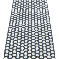 Pappelina Noa matto 70 cm x 150 cm, dark blue/vanilla