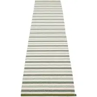 Pappelina Teo matto 70 cm x 300 cm, sage/army/vanilla