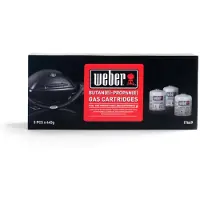 Weber Kertakäyttöinen kaasupullo 445 g, 3 kpl/pakkaus