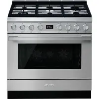 Smeg CPF9GPX Portofino kaasuliesi, ruostumaton teräs