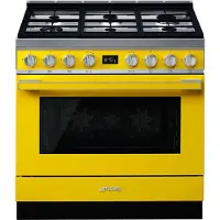 Smeg CPF9GPYW Portofino kaasuliesi, keltainen