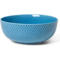 Lyngby Porcelæn Rhombe kulho Ø 15,5 cm Sininen