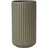Lyngby Porcelæn Maljakko 20,5 cm, oliivinvihreä