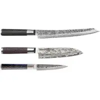 Satake - Kuro Veitsisetti 3 osaa Ruostumaton