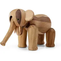 Kay bojesen Puinen hahmo - Elefantti - 12 cm - Mini - Uusittu vu - - OneSize - Koristeet