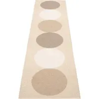Pappelina , Otto Grain / Background Cream matto 70 x 280 cm