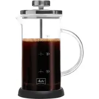 Melitta Pressopannu 0.35 L Kuumuutta kestävä borosilikaattilasi Läpinäkyvä
