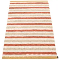 Pappelina Teo matto 70 cm x 120 cm, brick/beige/vanilla