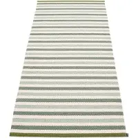 Pappelina Teo matto 85 cm x 200 cm, sage/army/vanilla