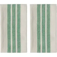 OYOY Linu keittiöpyyhe 2 kpl Green