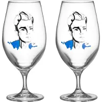 Kosta Boda - All About You Celebrate Him Olutlasi 40 cl Cornflower