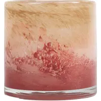 By On Calore kynttilälyhty XS Ø 10 cm Vaaleanpunainen-beige-bordeaux