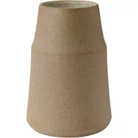 Knabstrup Keramik Clay vaasi 18 cm Warm sand