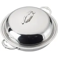 Hestan Probond wok-pannu kannella 36 cm. Ruostumaton teräs