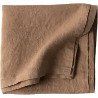 Tell Me More Pöytäliina pellavaa 175x175 cm Hazelnut