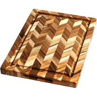 Teakhaus Herringbone Cutting Board