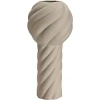 Cooee Design Twist Pillar maljakko 34 cm, hiekka