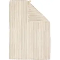 ERNST Raidallinen keittiöpyyhe, beige/valkoinen