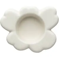 Marimekko - Unikko Kynttilälyhty 10 cm Mattavalkoinen