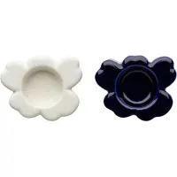 Marimekko Unikko Tuikkupidike 2 kpl, cobalt/matte white