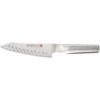 Global NI GN-001 Kokkiveitsi Oriental oliivihiottu ruostumaton teräs, 16 cm