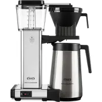 Moccamaster Auto Thermo kahvikeitin, Polished Silver