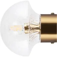 Globen Lighting Fungo 16 seinävalaisin, kirkas/messinki