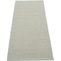 Pappelina , Emm matto Sage/Linen Met. - Linen warp 70 x 180 cm