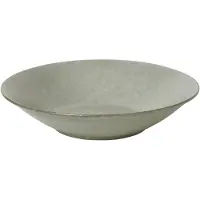 Broste Copenhagen Nordic Marsh Deep Plate - Khaki green - Ø 22.5 CM