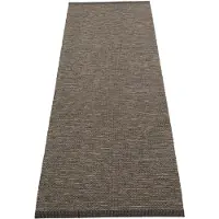Pappelina Sam Matto 225x70 cm, black/walnut