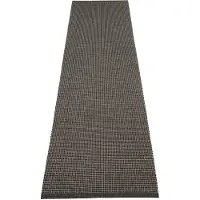 Pappelina Emm matto 70x300 cm Black/Linen Metallic