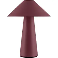 Globen Lighting Cannes kannettava pöytävalaisin Burgundy