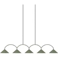 Globen Lighting Curve riippuvalaisin 5 Vihreä