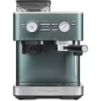 KitchenAid puoliautomaattinen espressokone kahvimyllyllä, 5KES6551, vihreä