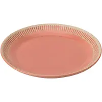 Knabstrup Keramik Colorit lautaset Ø22 cm Coral