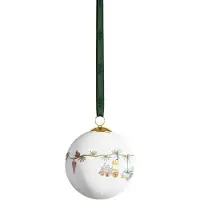 Kähler - Hammershøi Christmas Joulupallo 2024 6 cm Valkoinen