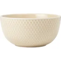 Lyngby Porcelæn Rhombe Earth Skål Ø13 Cm Marble - Cream - 50 CL
