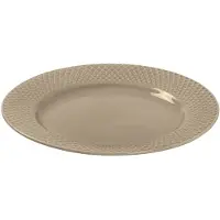 Lyngby Porcelæn Rhombe Earth Frokosttallerken Ø23 Cm Clay - Brown - Ø 23 CM