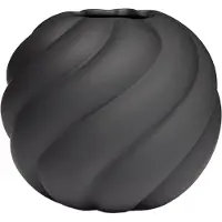 Cooee Design Twist Ball maljakko 12 cm, musta