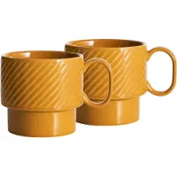 Sagaform Coffee & More teemuki 2 kpl, keltainen