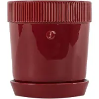 Sagaform Elise ruukku M Ø17 cm Viininpunainen